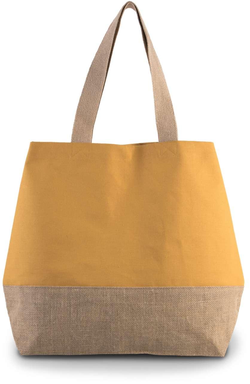CANVAS & JUTE HOLD-ALL SHOPPER BAG - Image 4