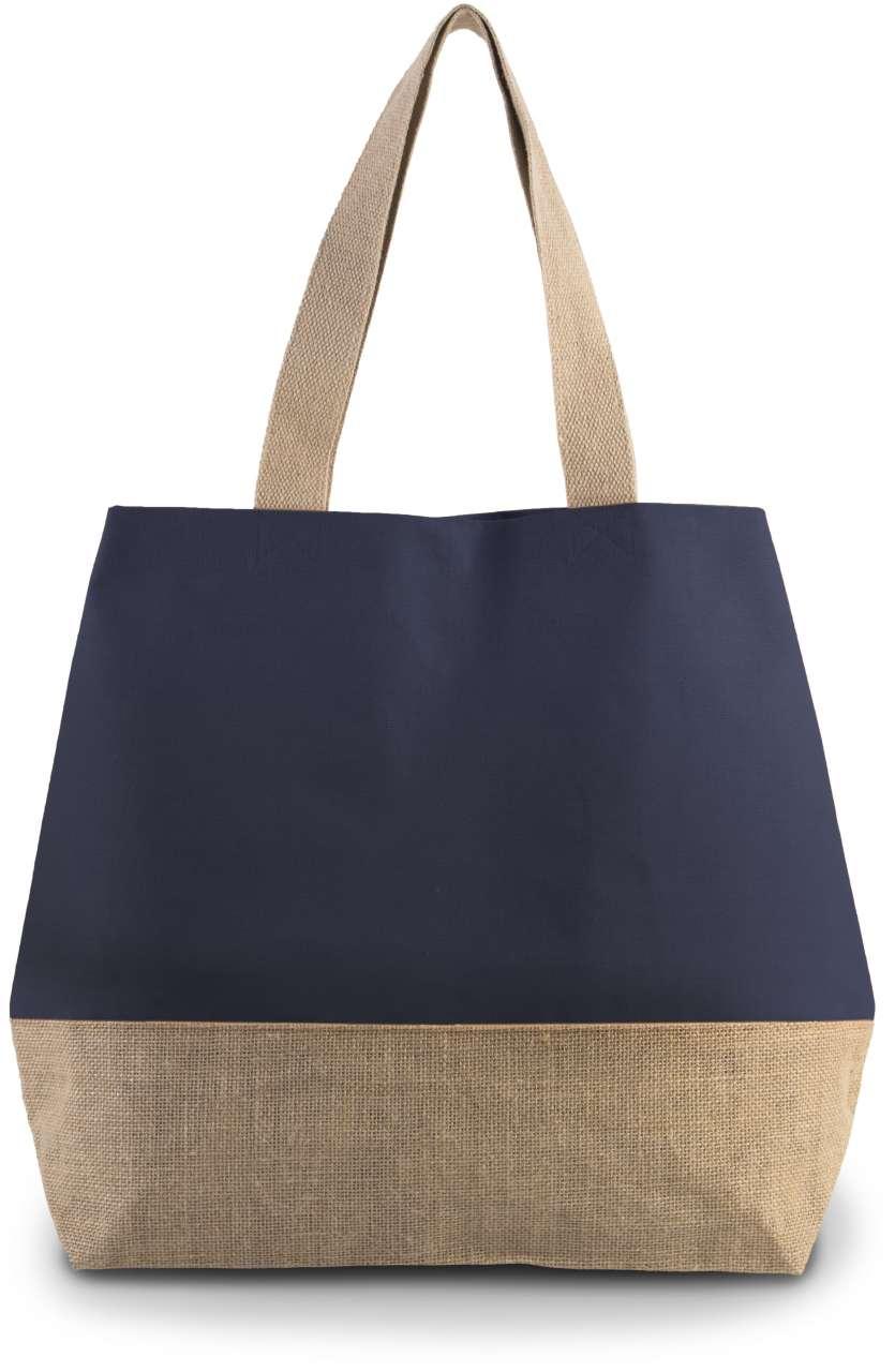 CANVAS & JUTE HOLD-ALL SHOPPER BAG - Image 2