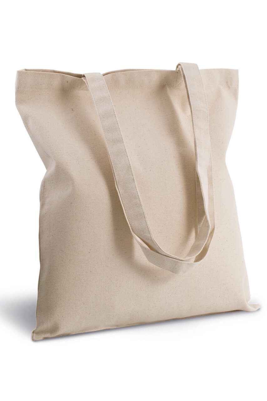 COTTON CANVAS SHOPPER BAG - Image 4