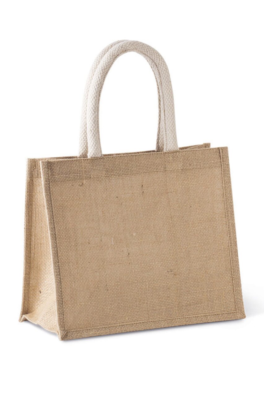 JUTE CANVAS TOTE - MEDIUM - Image 2
