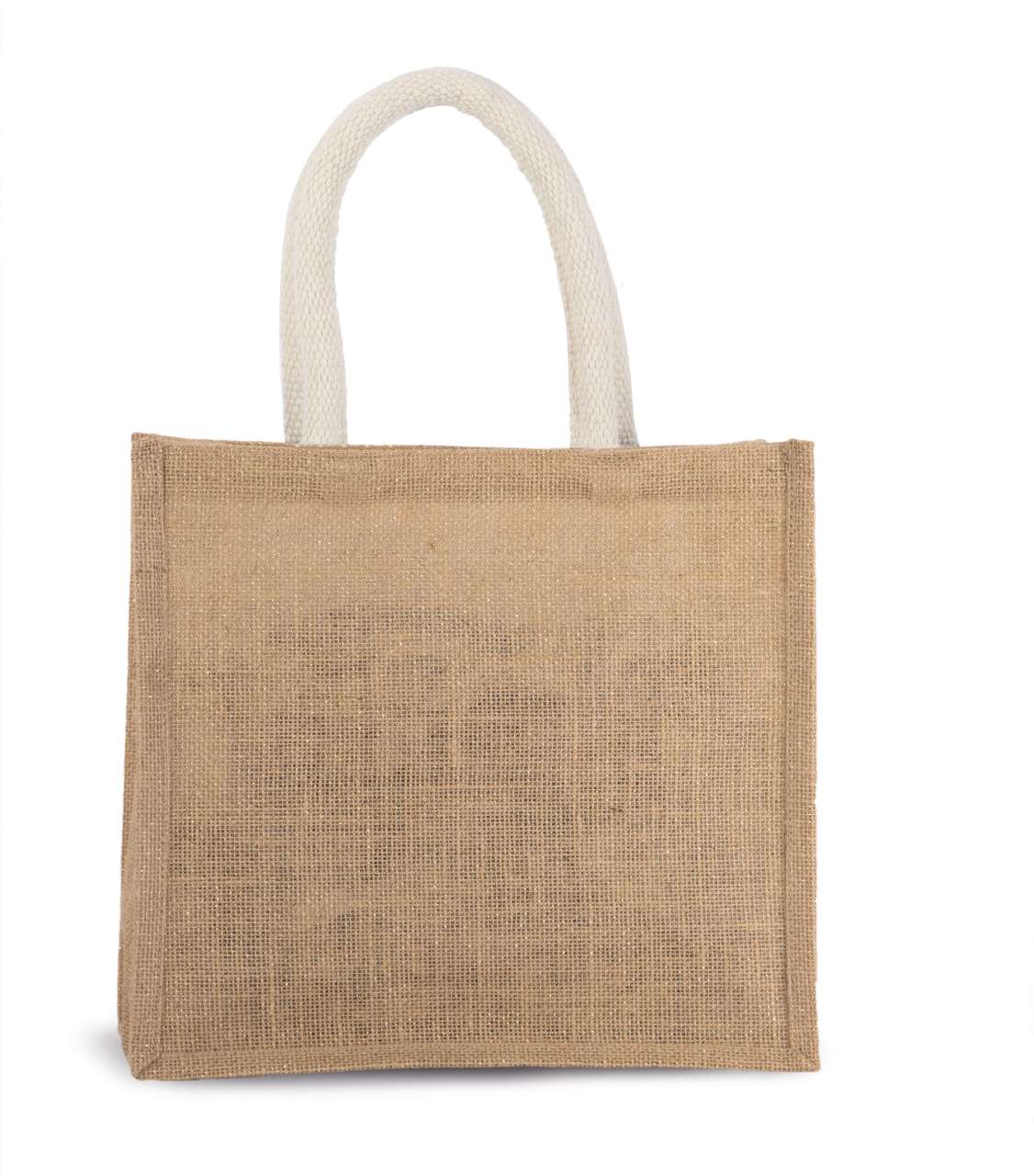 JUTE CANVAS TOTE - MEDIUM - Image 5