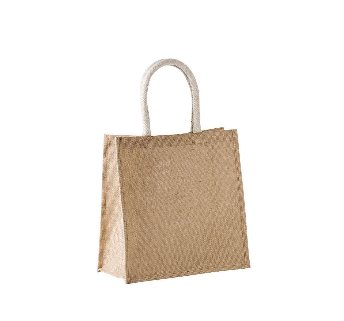 JUTE CANVAS TOTE - LARGE - Image 6