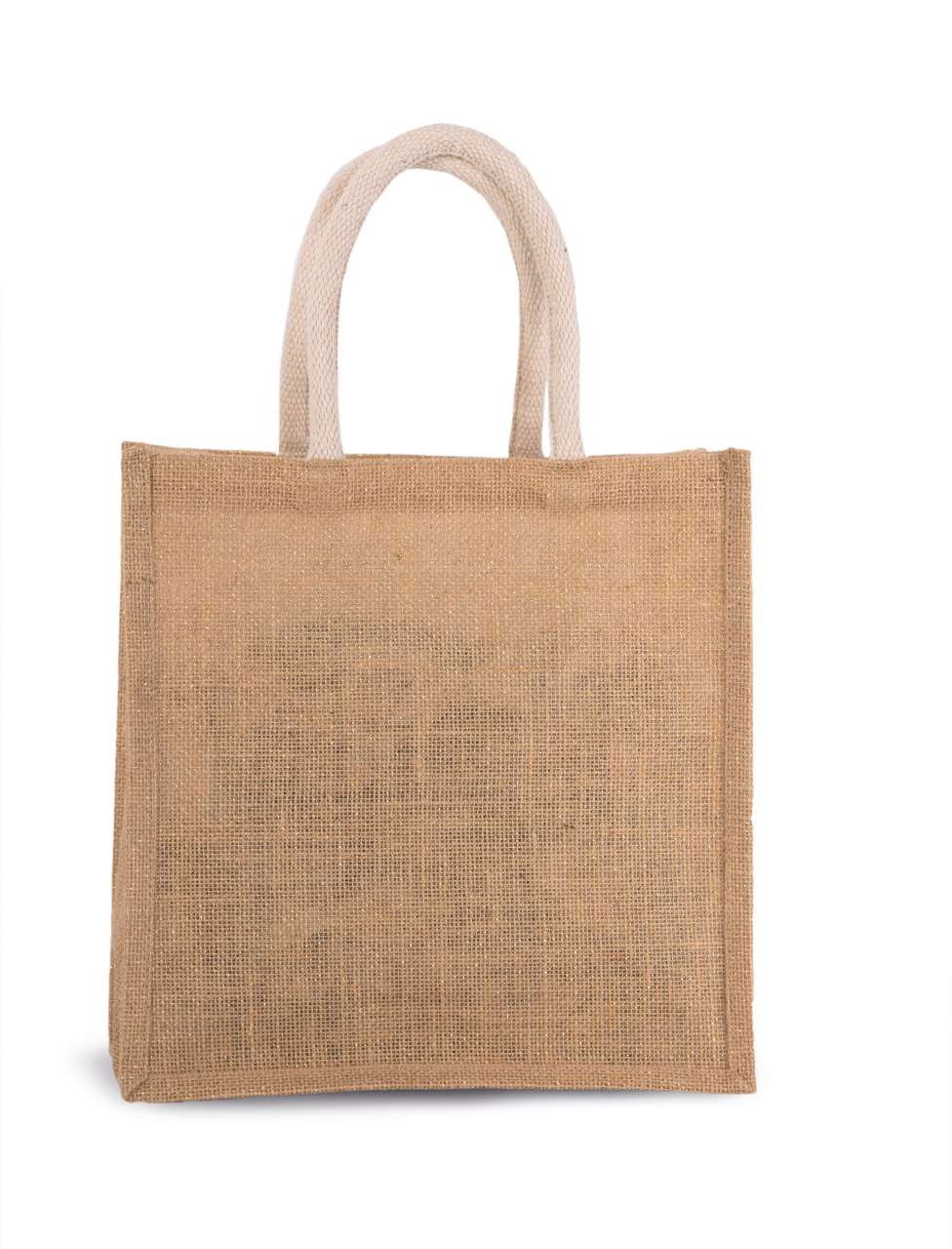 JUTE CANVAS TOTE - LARGE - Image 8