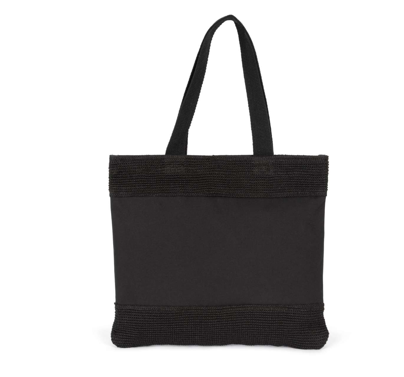 SHOPPING BAG IN COTTON AND WOVEN JUTE THREADS - Image 5