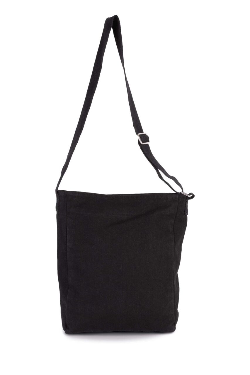 COTTON CANVAS SHOULDER BAG - Image 3
