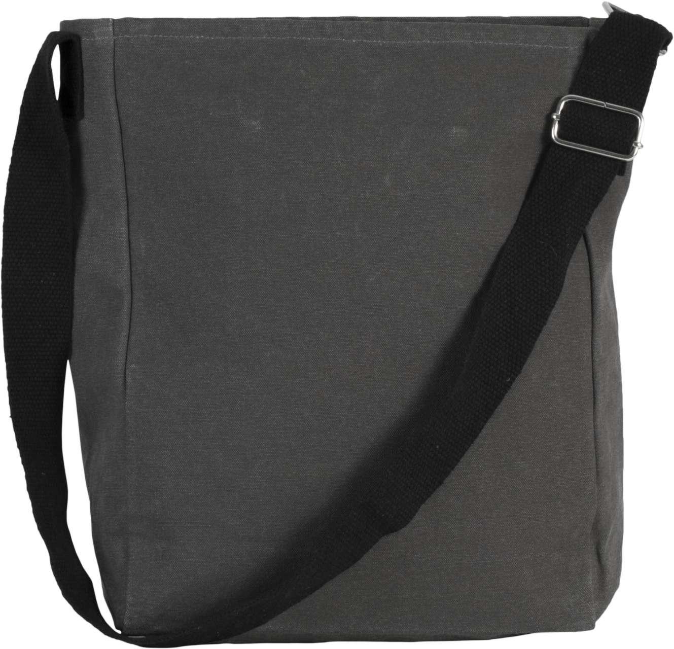 COTTON CANVAS SHOULDER BAG - Image 4