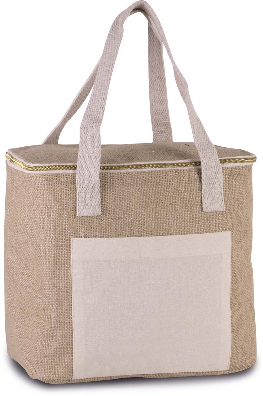 JUTE COOL BAG - MEDIUM SIZE - Image 2