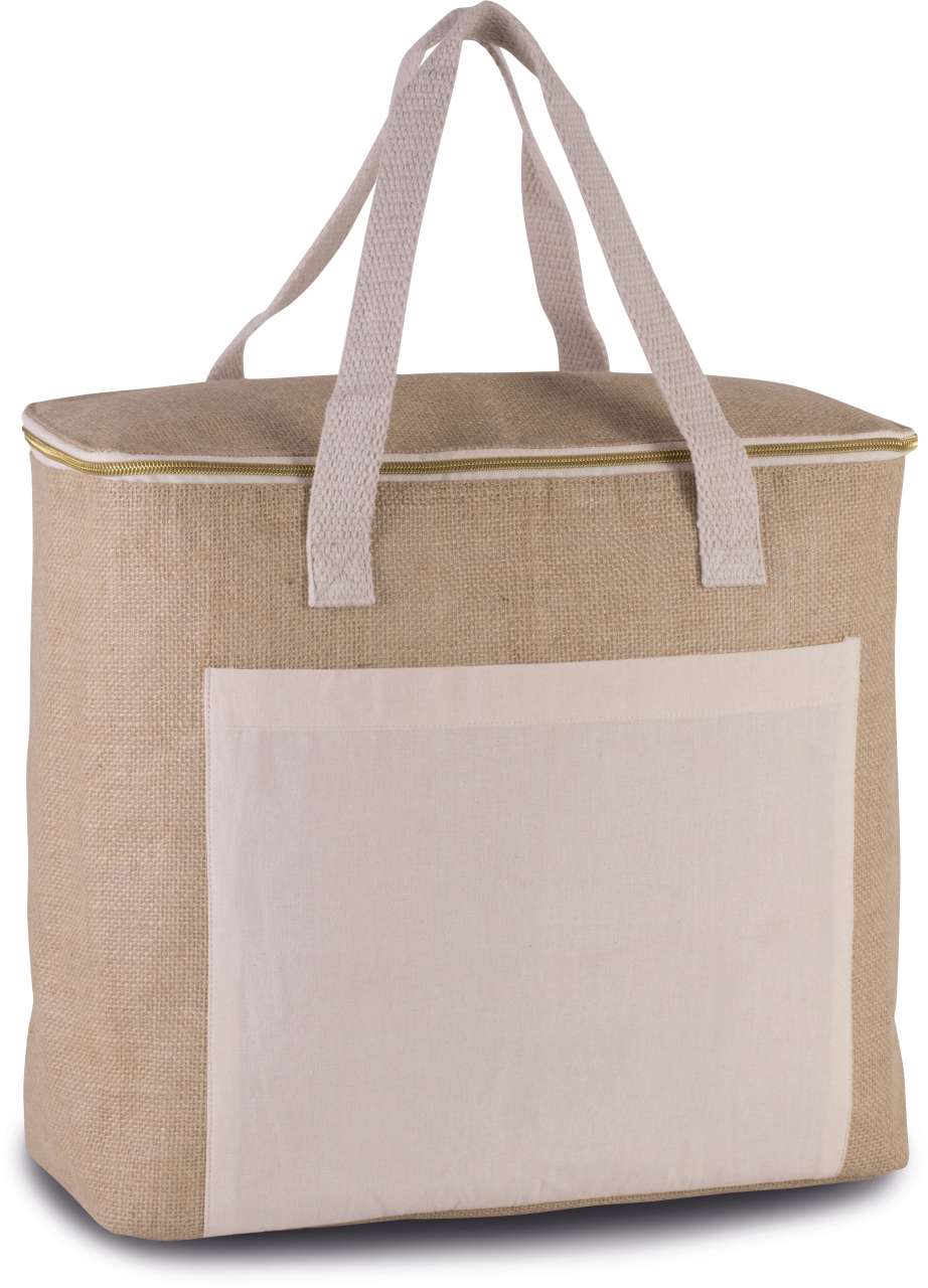 JUTE COOL BAG - LARGE SIZE - Image 2