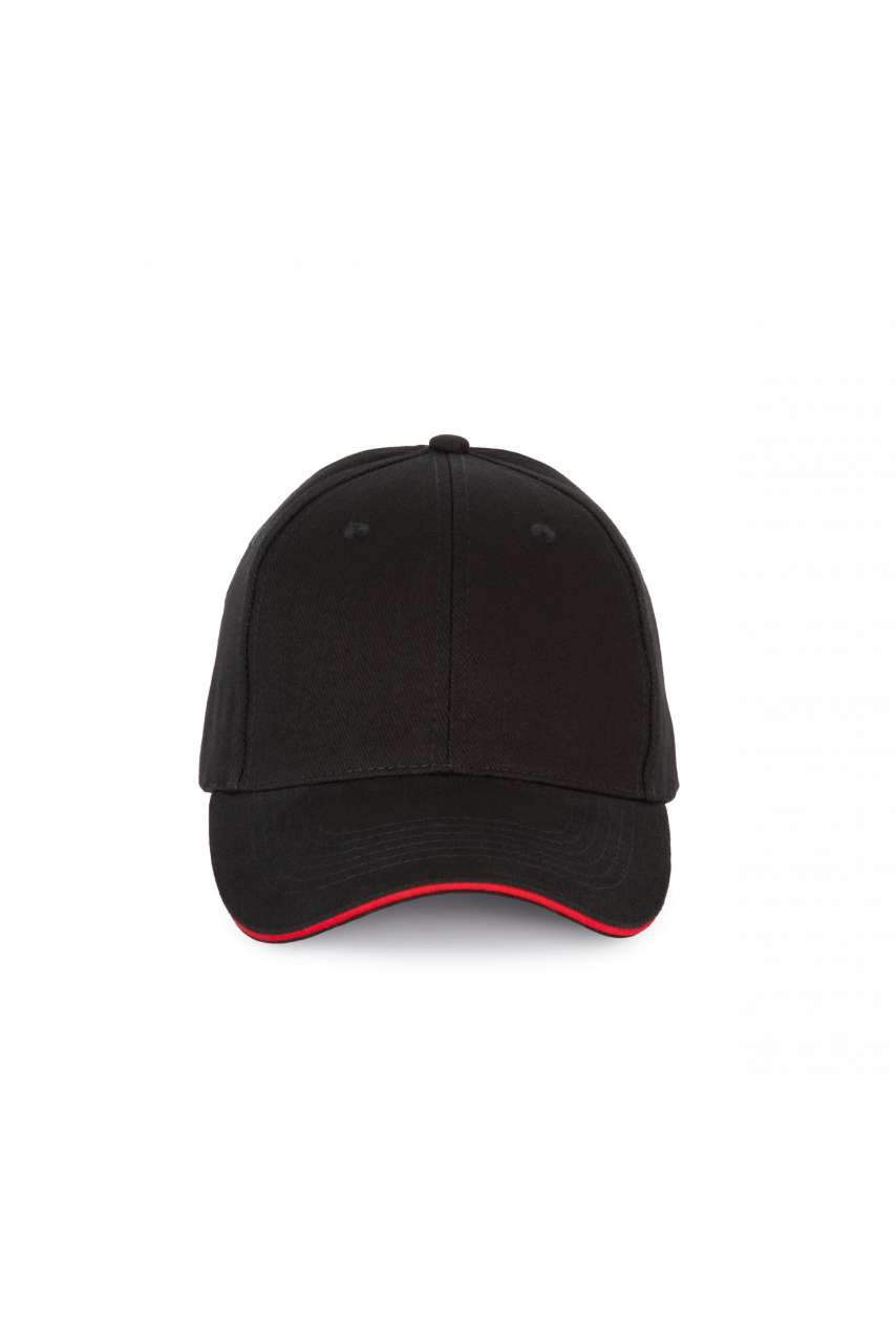 CAP WITH CONTRASTING SANDWICH PEAK - 6 PANELS - Image 2