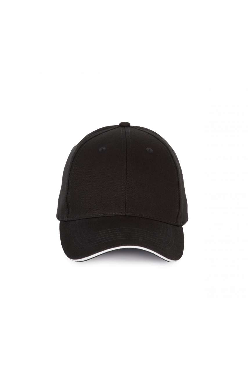 CAP WITH CONTRASTING SANDWICH PEAK - 6 PANELS - Image 3