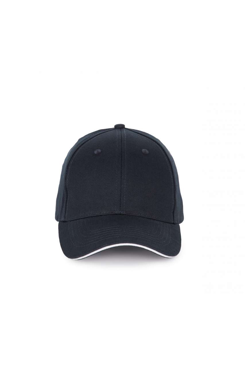 CAP WITH CONTRASTING SANDWICH PEAK - 6 PANELS - Image 5