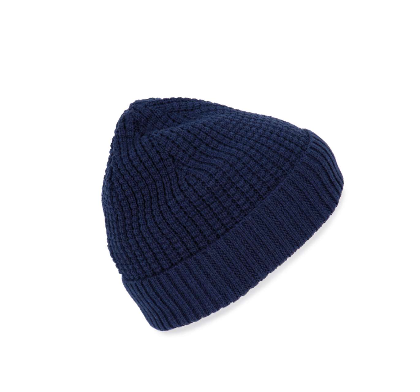 KNITTED BEANIE WITH RECYCLED YARN - Image 3