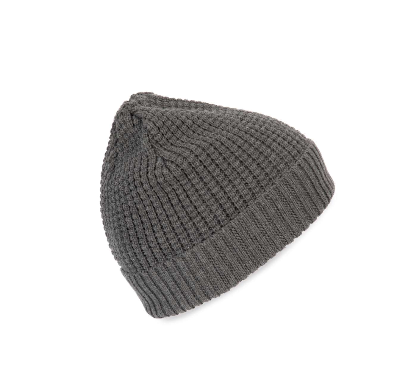 KNITTED BEANIE WITH RECYCLED YARN - Image 2