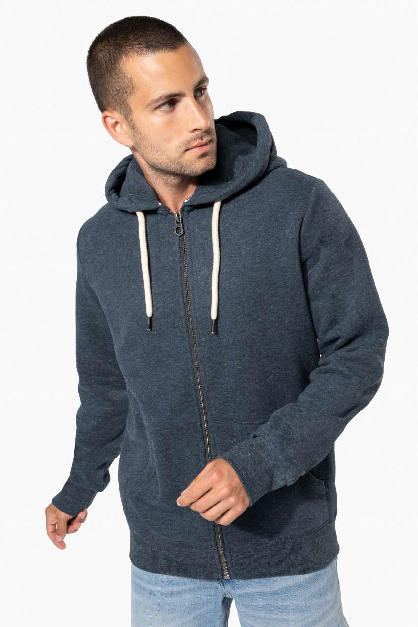 MEN’S VINTAGE ZIPPED HOODED SWEATSHIRT - Image 11