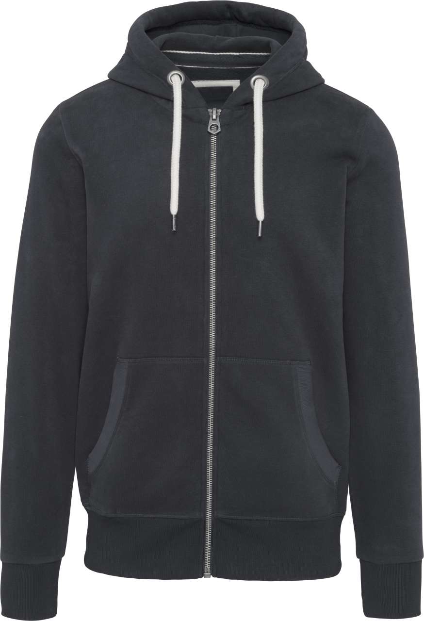 MEN’S VINTAGE ZIPPED HOODED SWEATSHIRT - Image 3