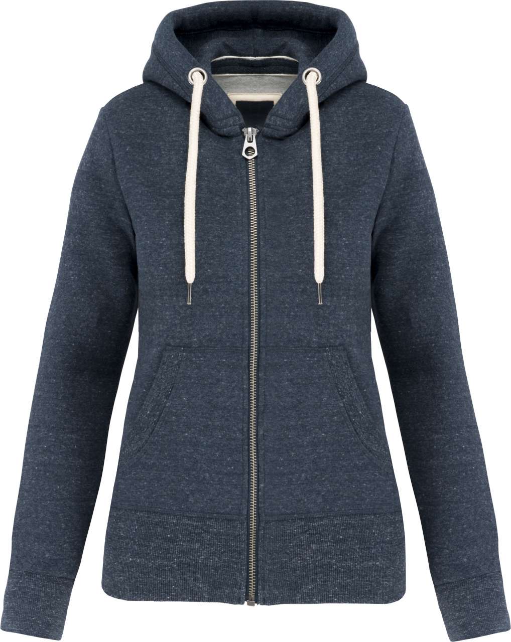 LADIES' VINTAGE ZIPPED HOODED SWEATSHIRT - Image 5