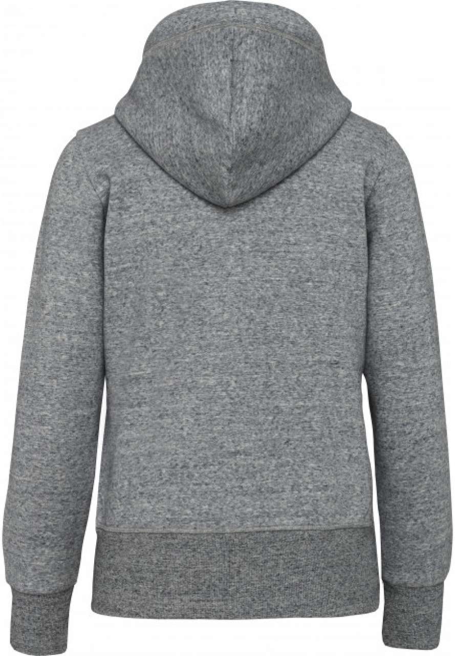 LADIES' VINTAGE ZIPPED HOODED SWEATSHIRT - Image 2