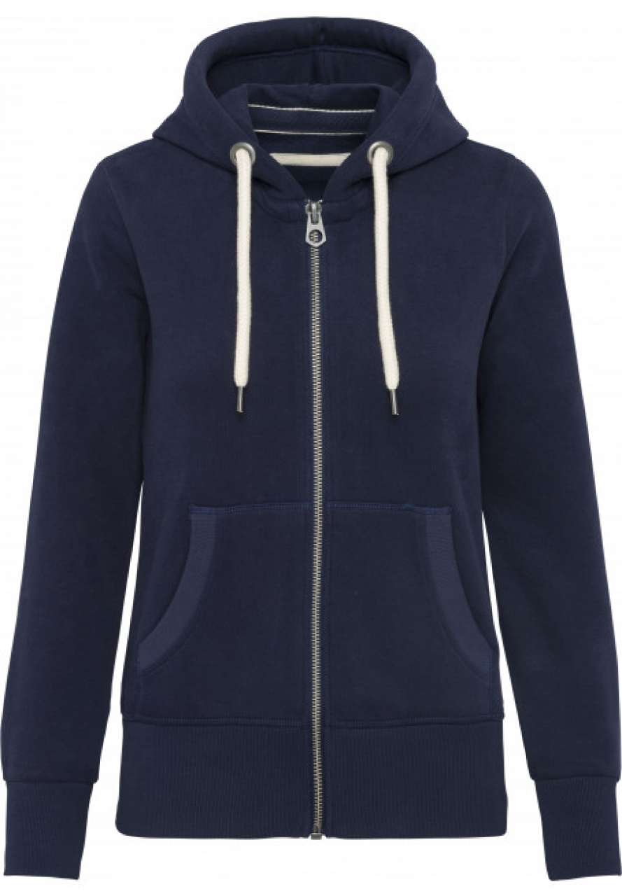 LADIES' VINTAGE ZIPPED HOODED SWEATSHIRT - Image 12