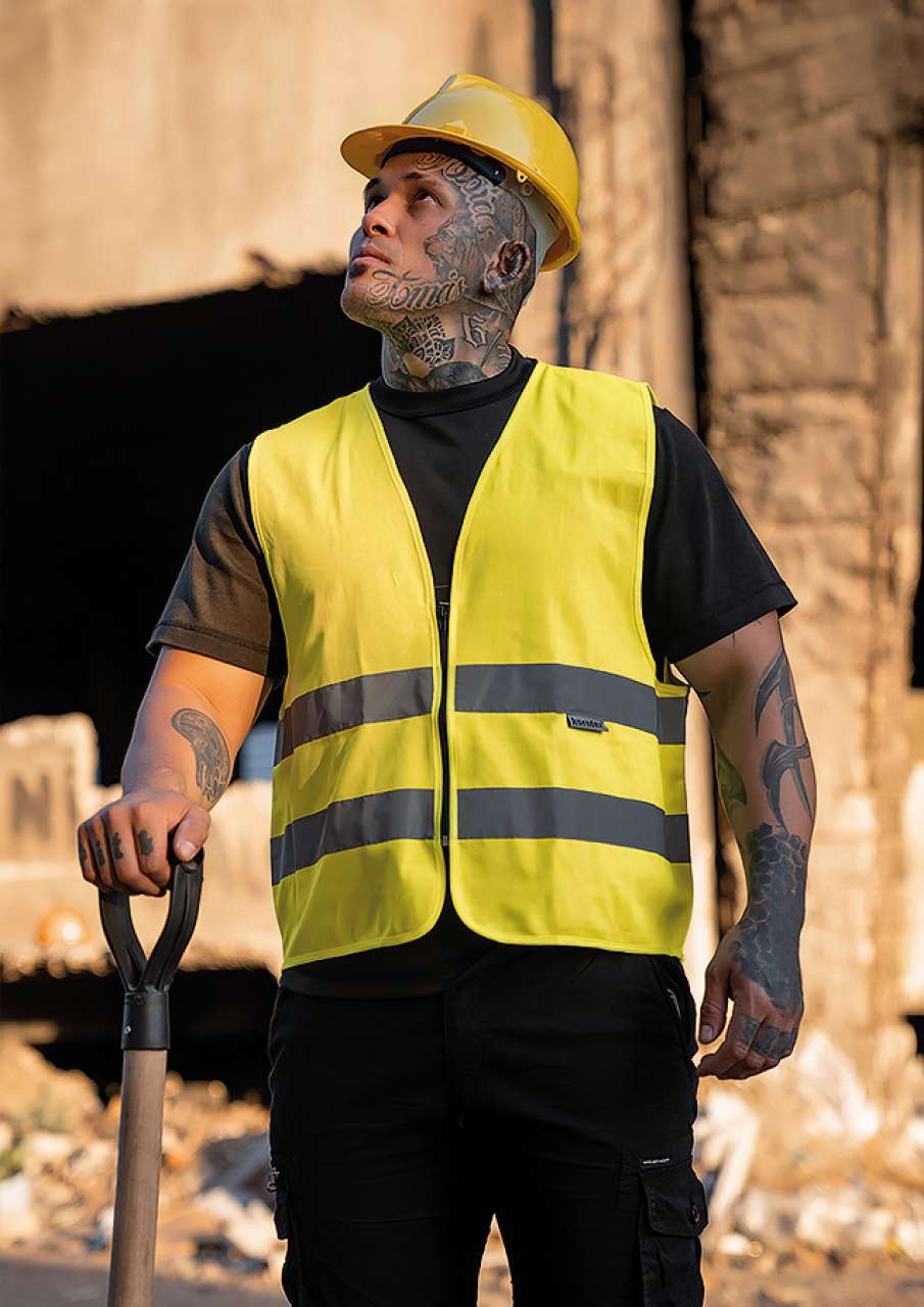 SAFETY VEST WITH ZIPPER COLOGNE""