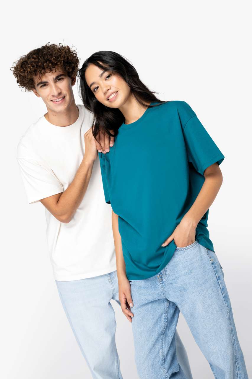 UNISEX SHOULDER LOOSE T-SHIRT - Image 2