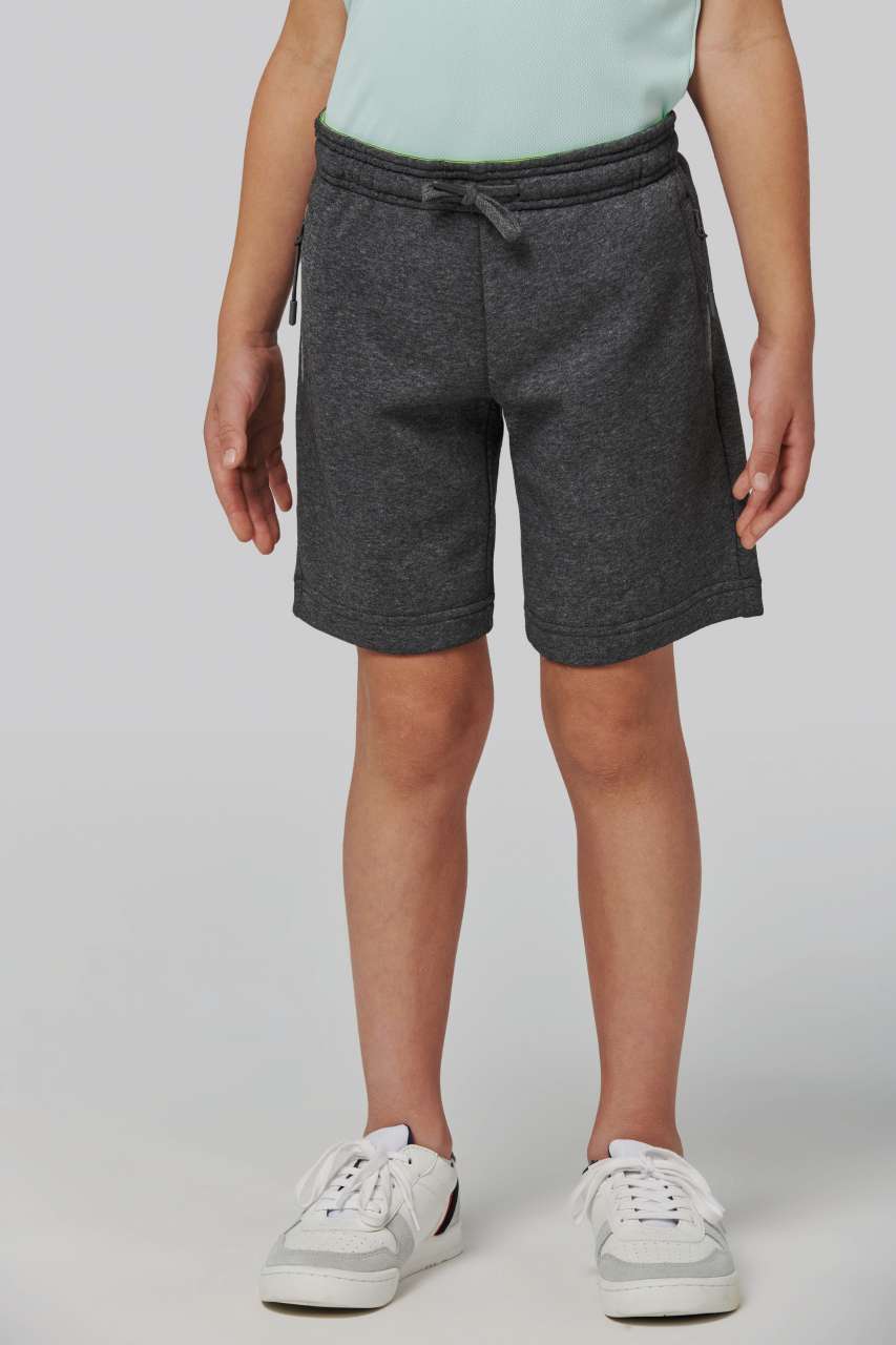 KID'S FLEECE MULTISPORT BERMUDA SHORTS - Image 2