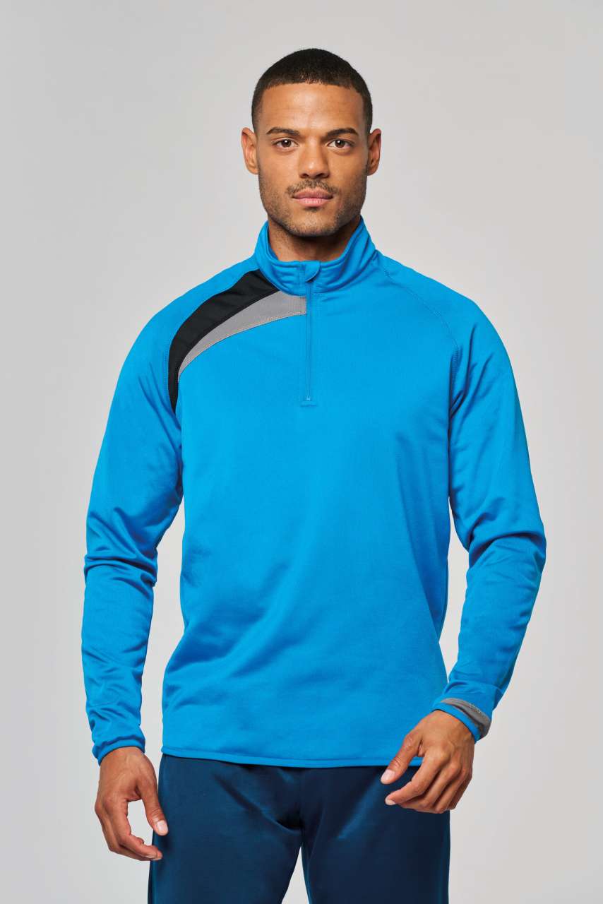 ADULTS' ZIP NECK TRAINING TOP - Image 4