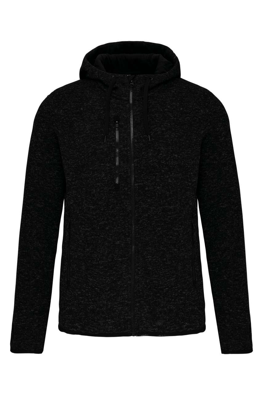 MEN'S HEATHER HOODED JACKET - Image 8