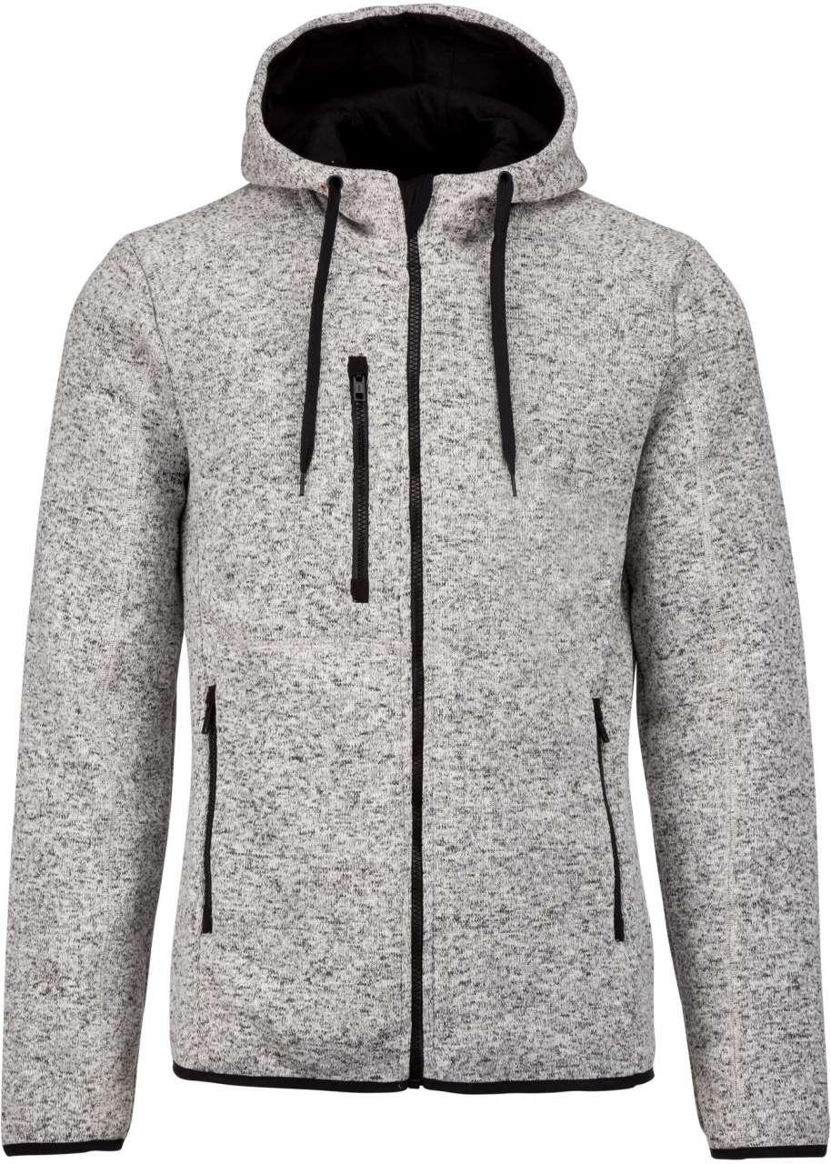 MEN'S HEATHER HOODED JACKET - Image 4