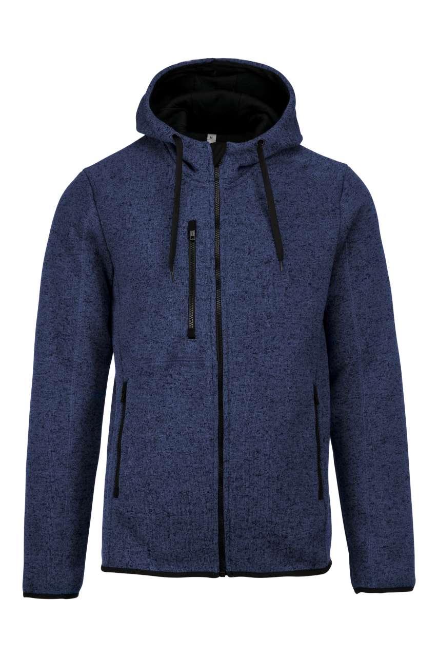 MEN'S HEATHER HOODED JACKET - Image 6