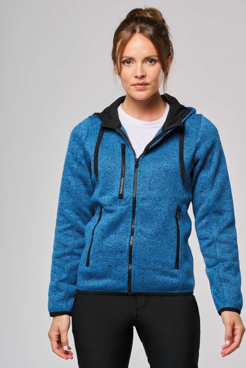 LADIES’ HEATHER HOODED JACKET - Image 7