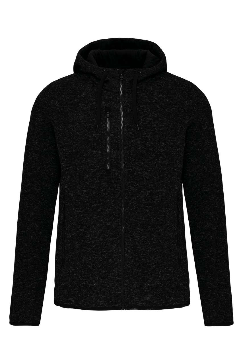 LADIES’ HEATHER HOODED JACKET - Image 6