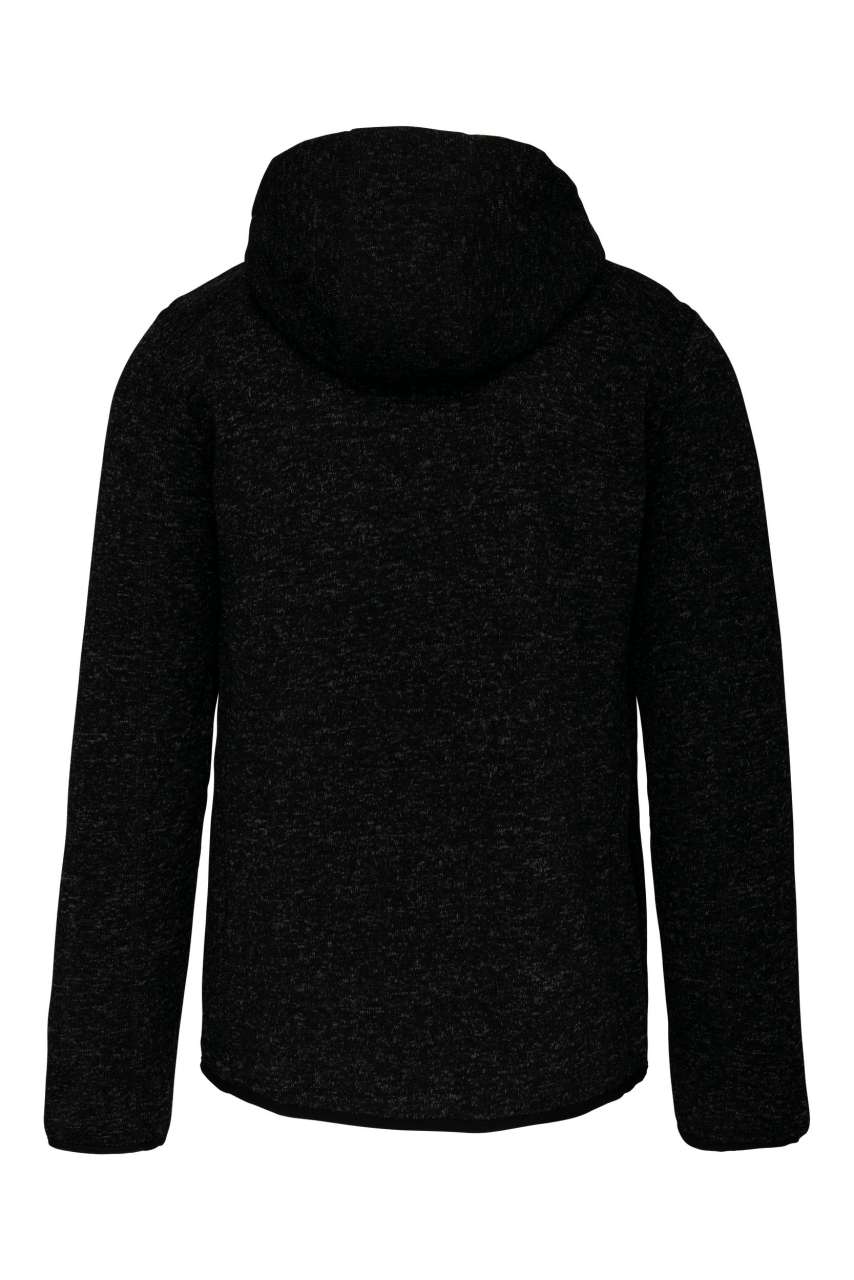 LADIES’ HEATHER HOODED JACKET - Image 3