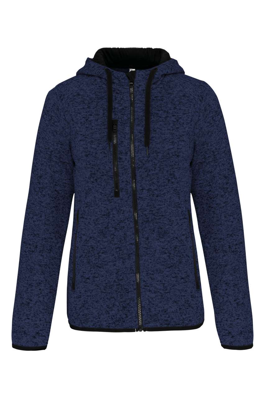 LADIES’ HEATHER HOODED JACKET - Image 4