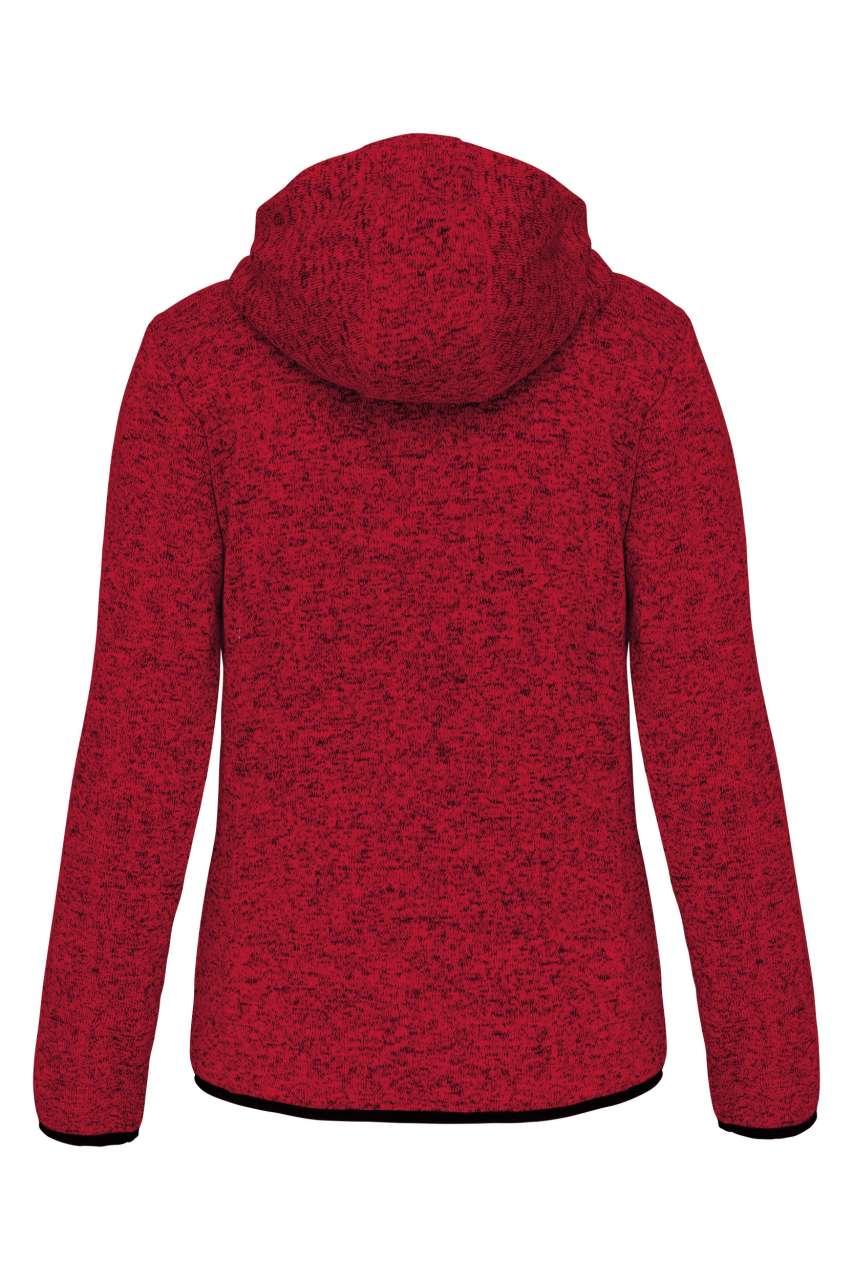 LADIES’ HEATHER HOODED JACKET - Image 2