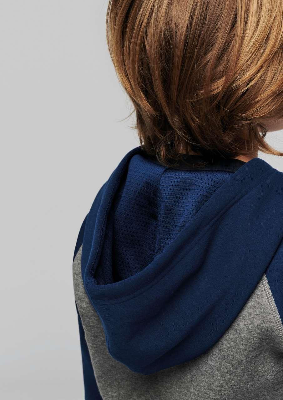 KIDS' TWO-TONE HOODED SWEATSHIRT - Image 6