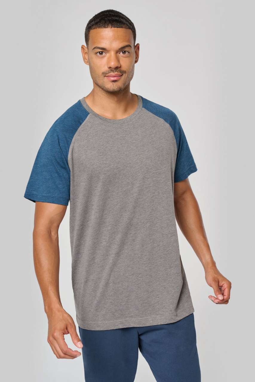 ADULT TRIBLEND TWO-TONE SPORTS SHORT-SLEEVED T-SHIRT - Image 8