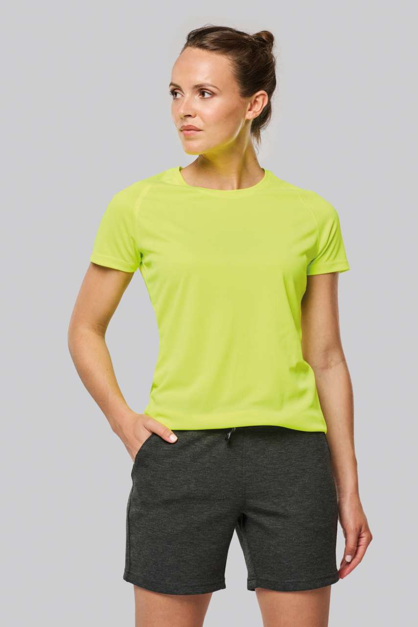 LADIES' RECYCLED ROUND NECK SPORTS T-SHIRT - Image 6