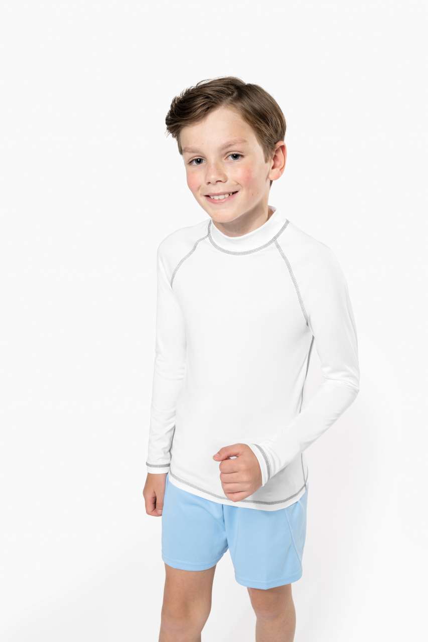 CHILDREN’S LONG-SLEEVED TECHNICAL T-SHIRT WITH UV PROTECTION - Image 2