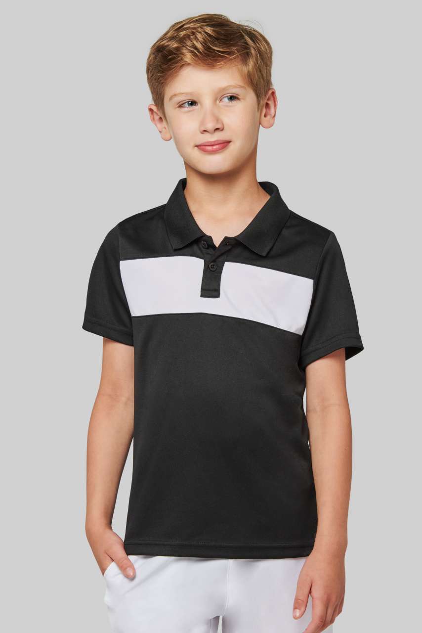 KIDS' SHORT SLEEVE POLO SHIRT - Image 2