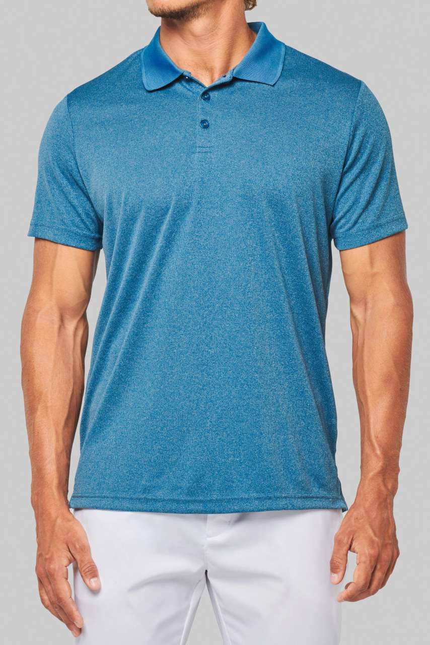 ADULT SHORT-SLEEVED MARL POLO SHIRT - Image 5