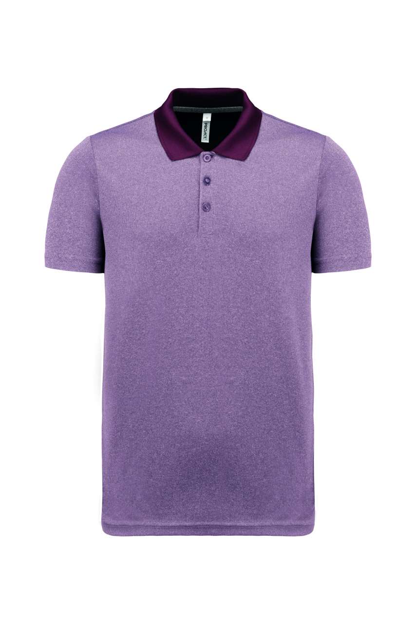 ADULT SHORT-SLEEVED MARL POLO SHIRT - Image 4