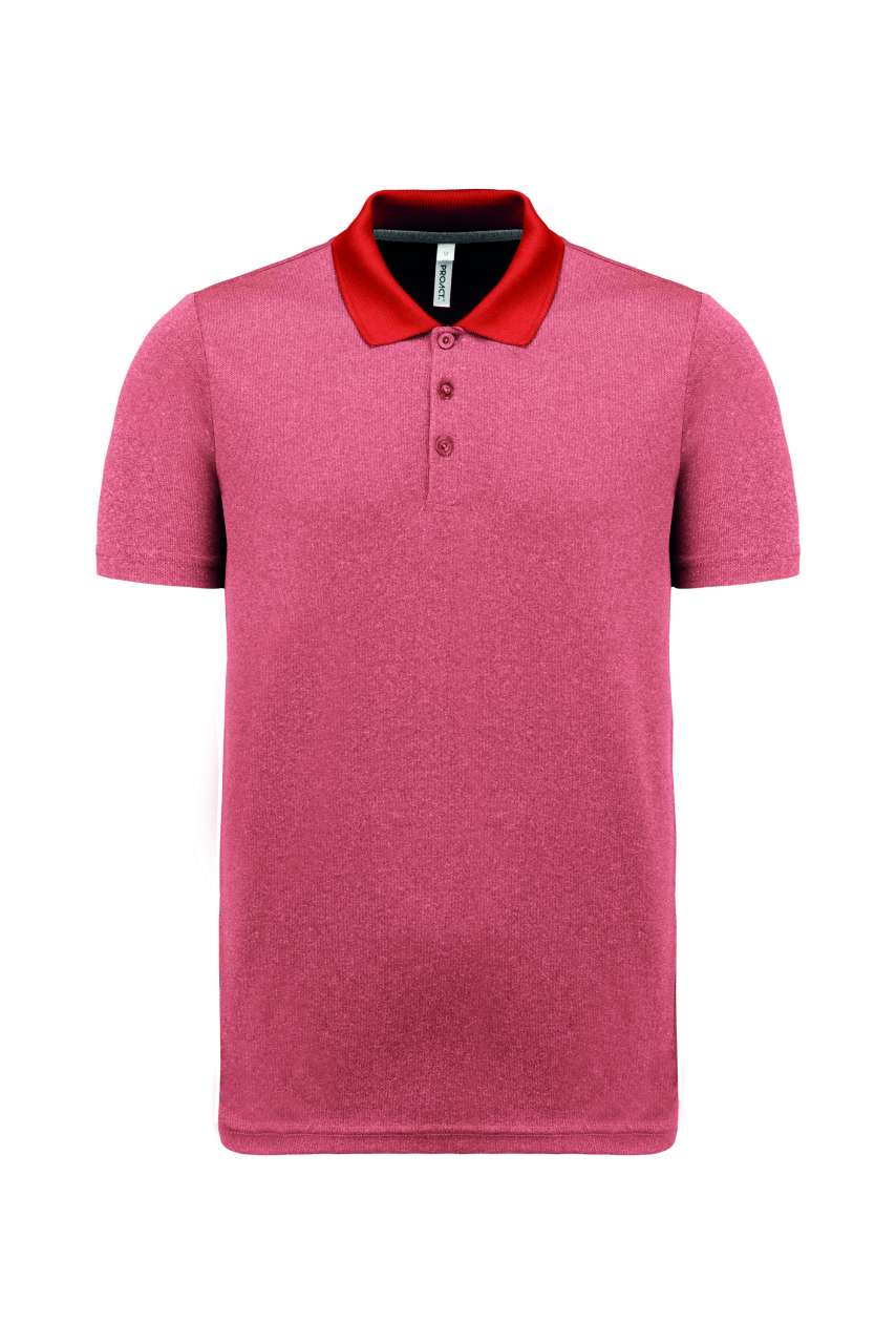 ADULT SHORT-SLEEVED MARL POLO SHIRT - Image 3