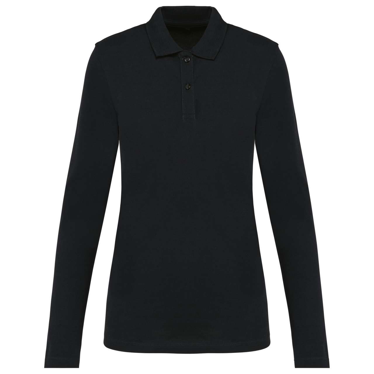 LADIES' LONG-SLEEVED SUPIMA® POLO SHIRT - Image 3