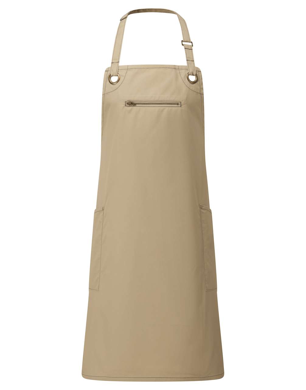 ‘BARLEY’ CONTRAST STITCH SUSTAINABLE BIB APRON - Image 4