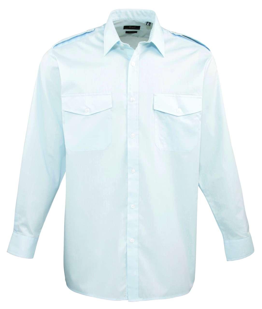 MEN’S LONG SLEEVE PILOT SHIRT - Image 2