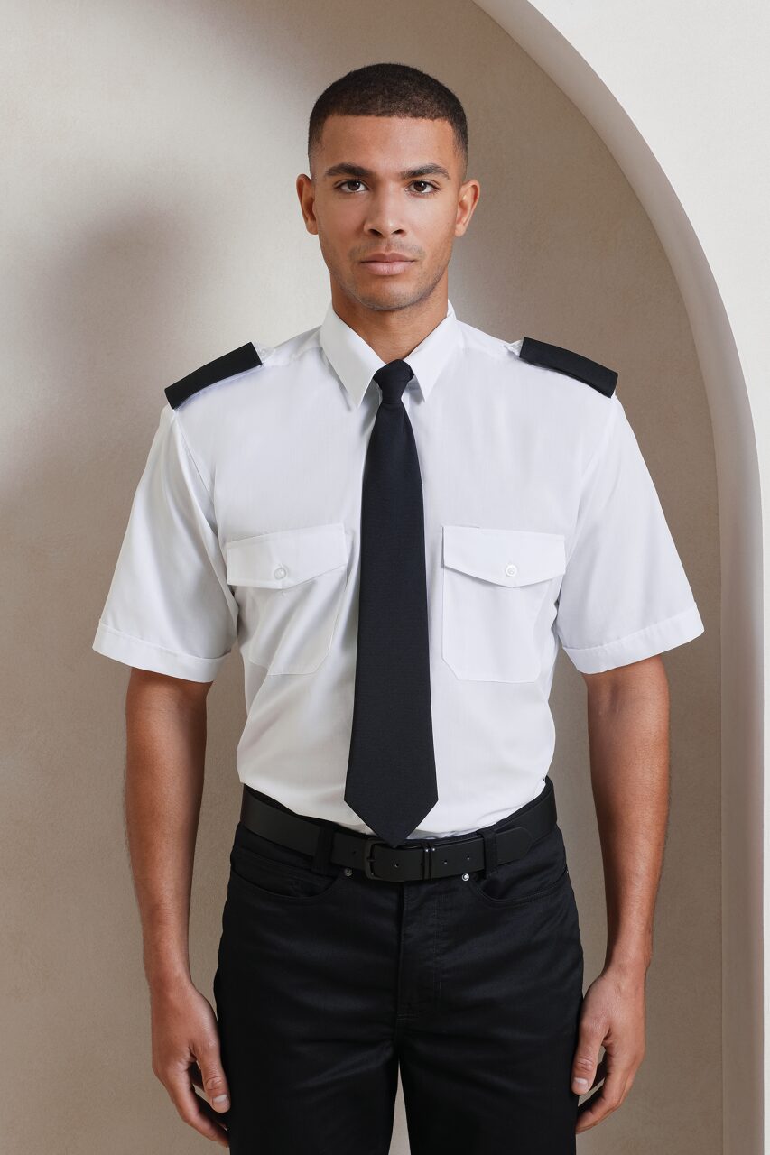 MEN’S SHORT SLEEVE PILOT SHIRT - Image 6