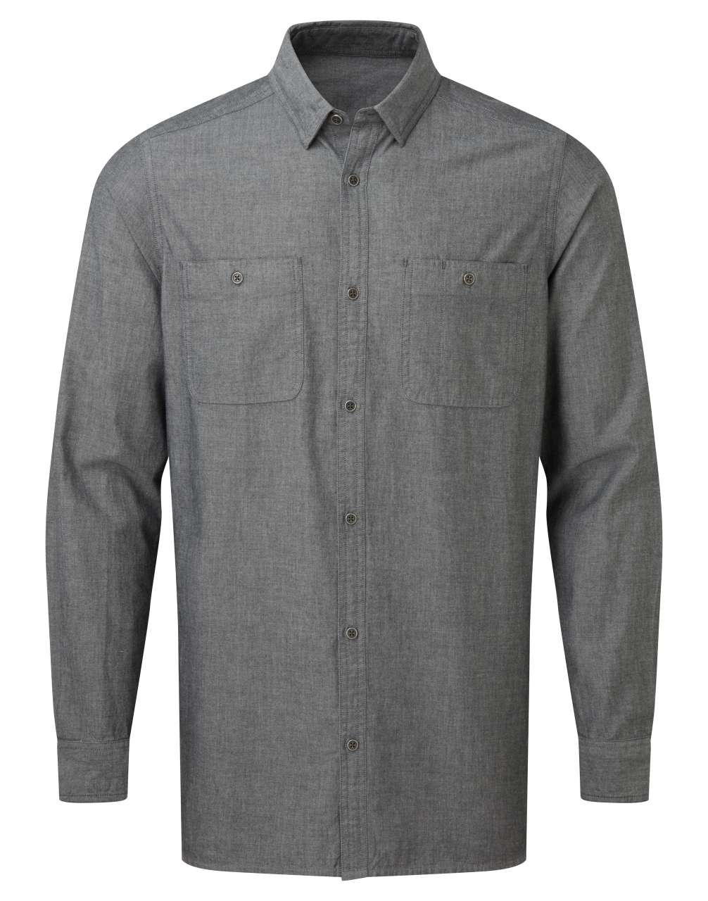 MEN'S ORGANIC CHAMBRAY FAIRTRADE SHIRT - Image 3