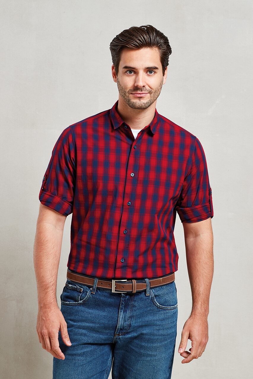 'MULLIGAN' CHECK - MEN'S LONG SLEEVE COTTON SHIRT - Image 7
