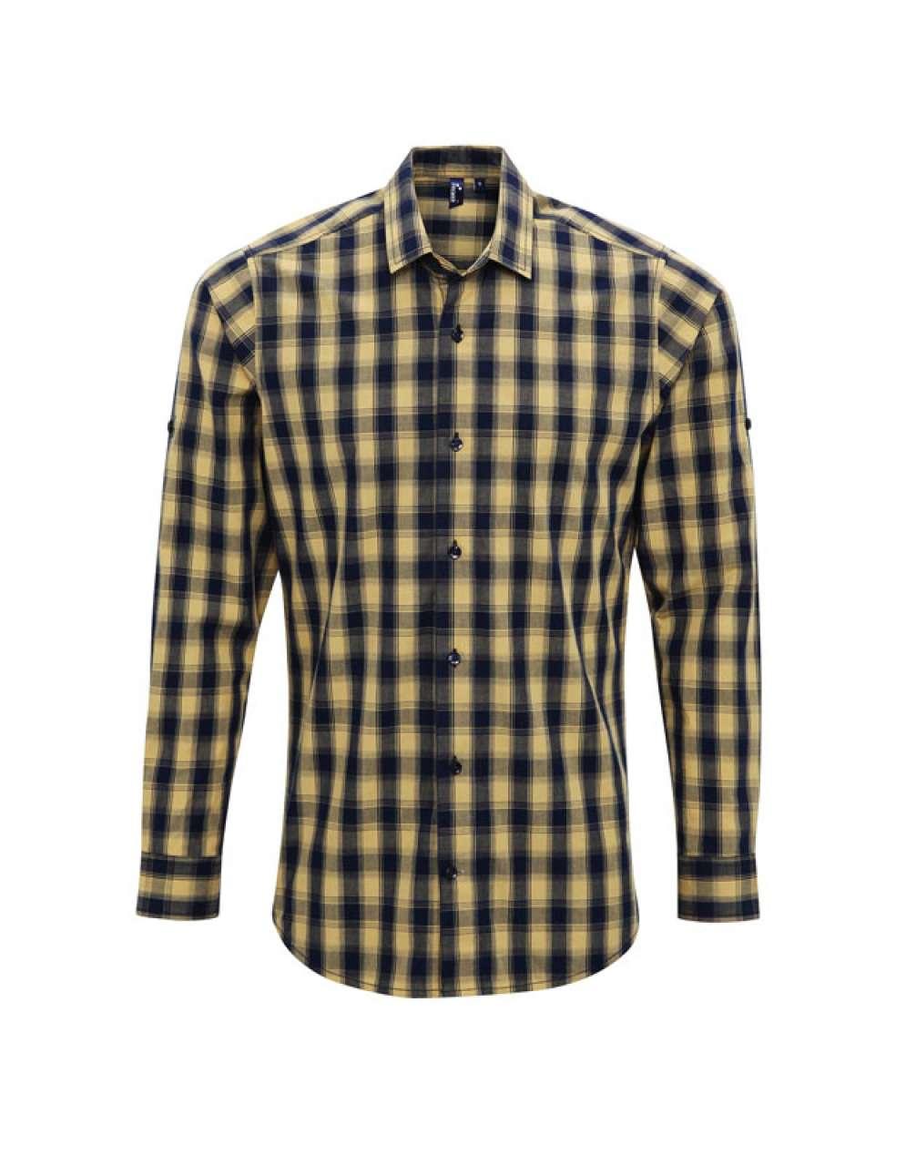 'MULLIGAN' CHECK - MEN'S LONG SLEEVE COTTON SHIRT - Image 11
