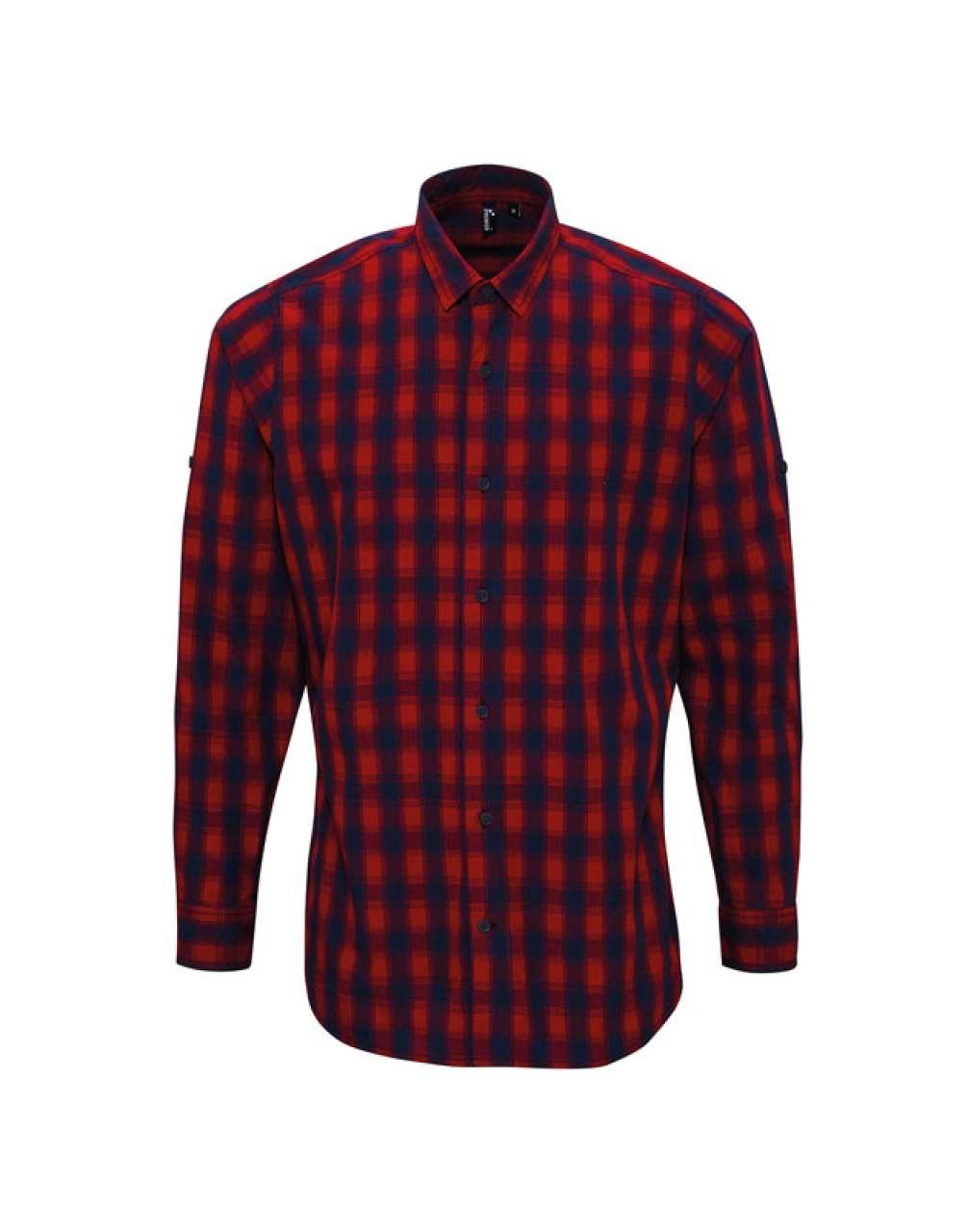 'MULLIGAN' CHECK - MEN'S LONG SLEEVE COTTON SHIRT - Image 8